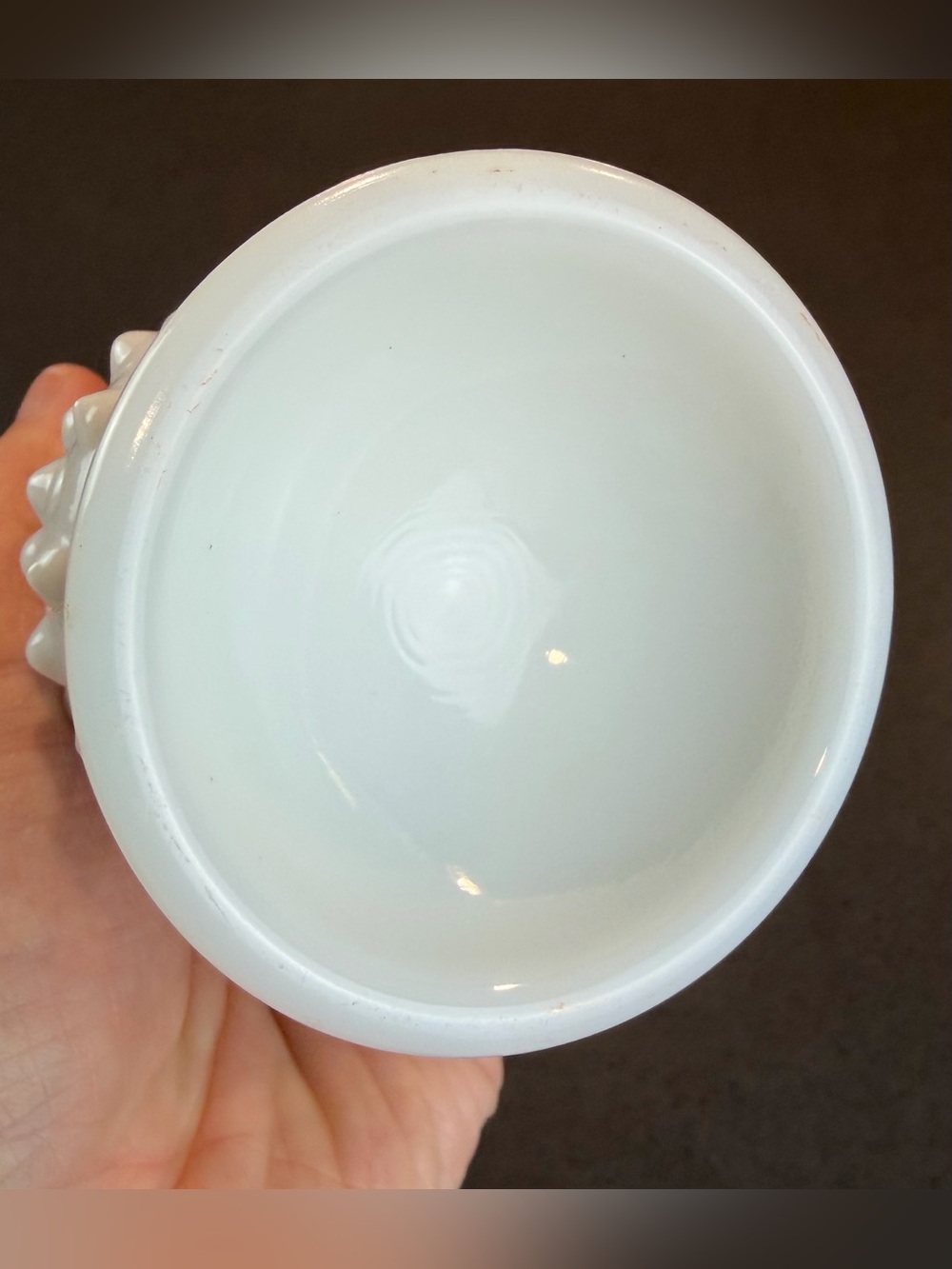 (2-Piece) Vintage White Milk Glass Hobnail Bud Vases, OS - Picture 10 of 14